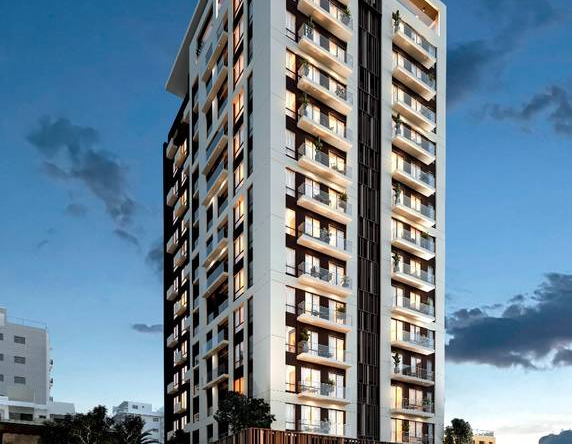 Torre de apartamentos ubicados en la Avenida Winston Churchill, Santo Domingo.