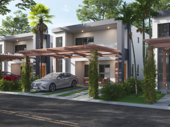Proyecto cerrado de villas en Punta Cana