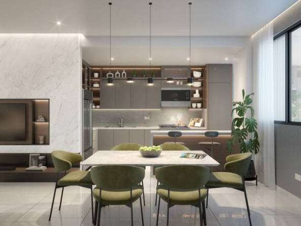 2do nivel disponible en torre en Santiago de los Caballeros