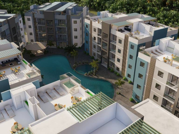 Apartamentos desde US$ 88,632  a solo 10 minutos del Aeropuerto de Punta Cana