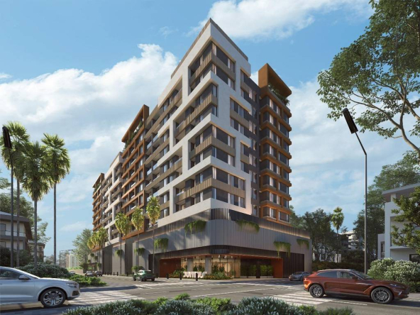 Torre de apartamentos con piscina en Alma Rosa, Santo Domingo Este