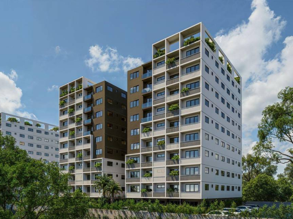 Torres de apartamentos en Santiago