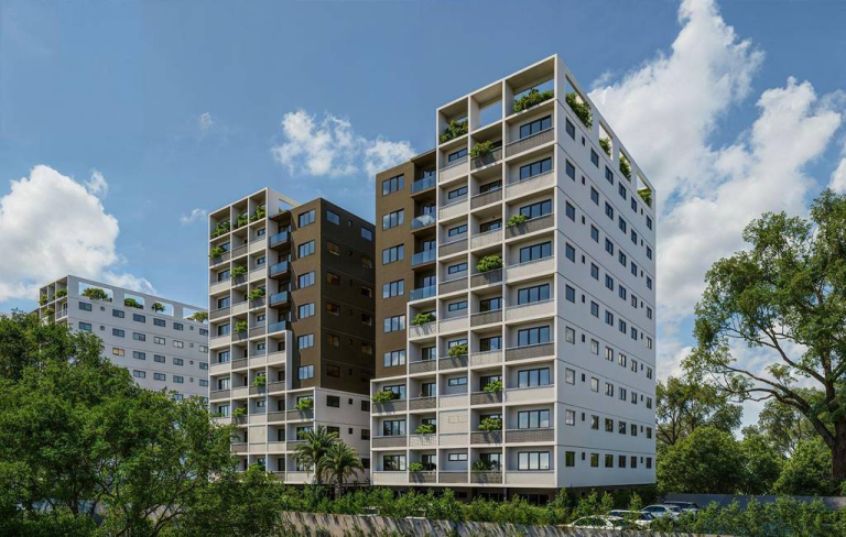 Torres de apartamentos en Santiago