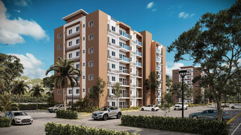 Torres de apartamentos en la Barranquita, Santiago