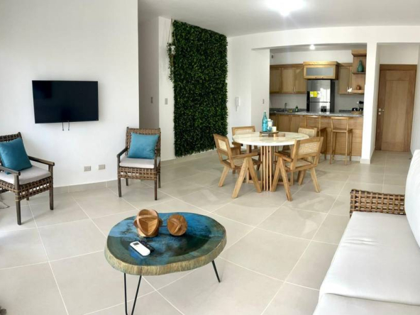 Apartamento totalmente amueblado ubicado en el sector Las Palomas, Santiago